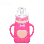 Non-toxic, Anti-Bacterial Baby Feeding Glass Milk Bottle- 2Pack