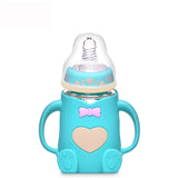 Non-toxic, Anti-Bacterial Baby Feeding Glass Milk Bottle- 2Pack