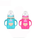 NO TO PLASTIC Baby Feeding Glass Bottle- 2 Pack