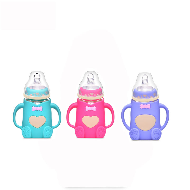 BPA Free Baby Feeding Glass Nipples( 3-6 Months)- 2Pack