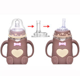 BPA Free Baby Feeding Glass Nipples( 3-6 Months)- 2Pack
