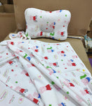 Organic Cotton Pillow and Blanket Set