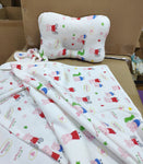 Organic Cotton Pillow and Blanket Set
