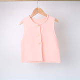 Infant & Toddlers Girls Sleeveless Cardigan