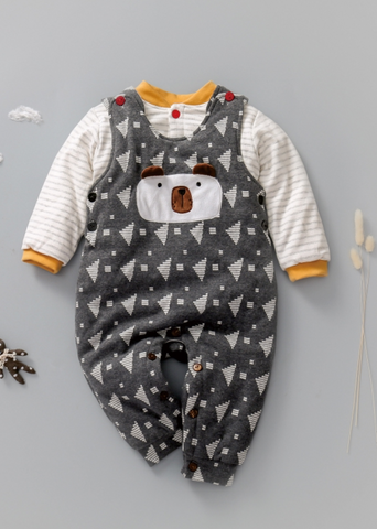UNISEX baby 3 piece Cotton Made Bodysuit Perfect Pack for the Winters
