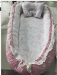 Portable Baby Bassinet With Pillow