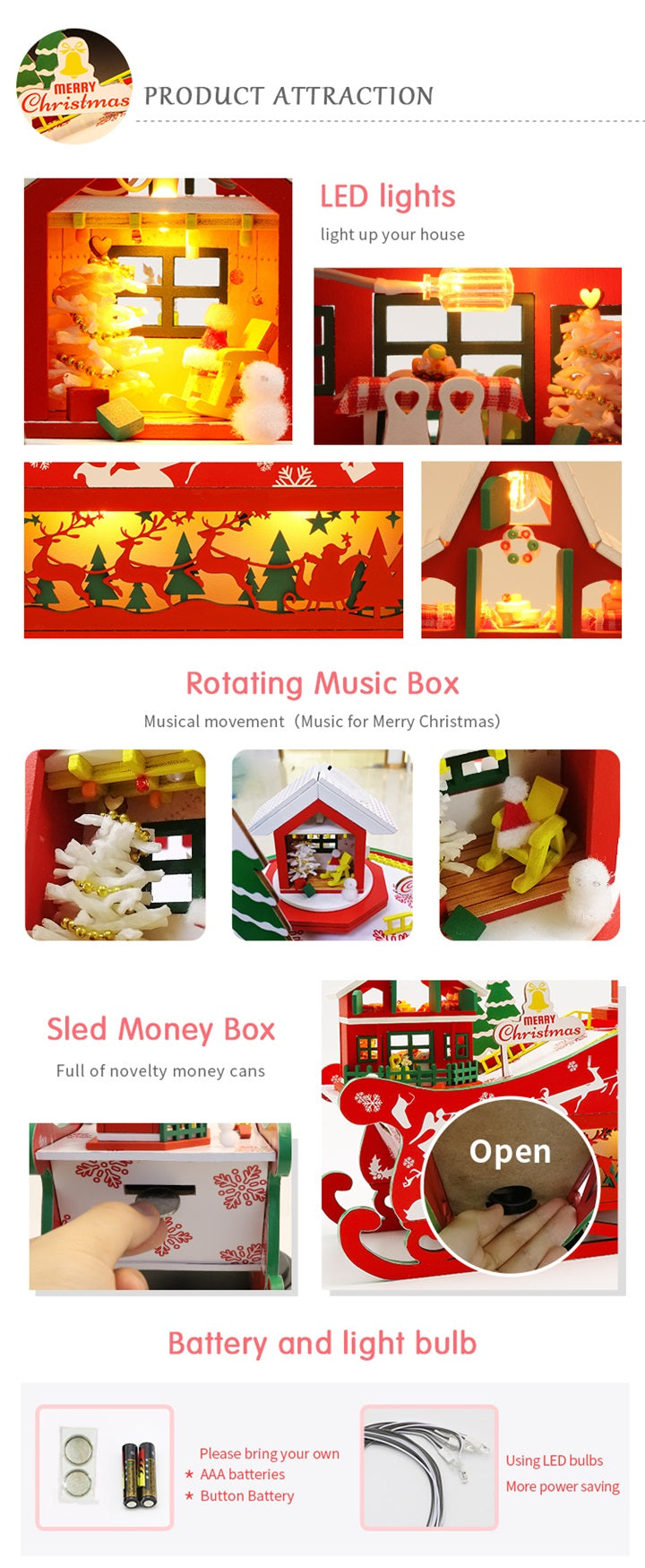 DIY Miniature Christmas House