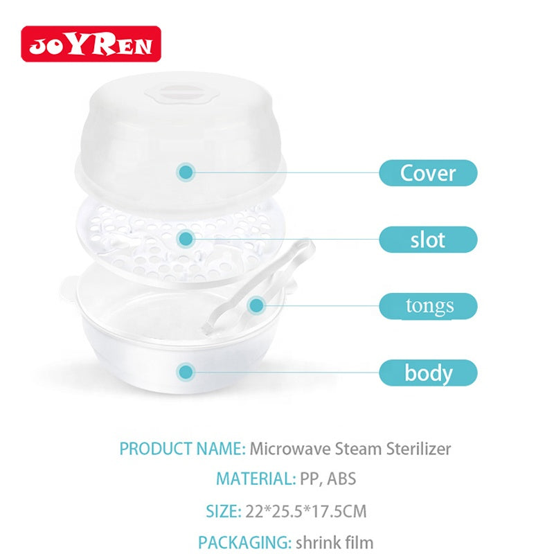 Microwave Steam Sterilizer for Bottles Eliminates Bacteria