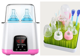 Baby Bottle & Food Warmer with Drying Rack